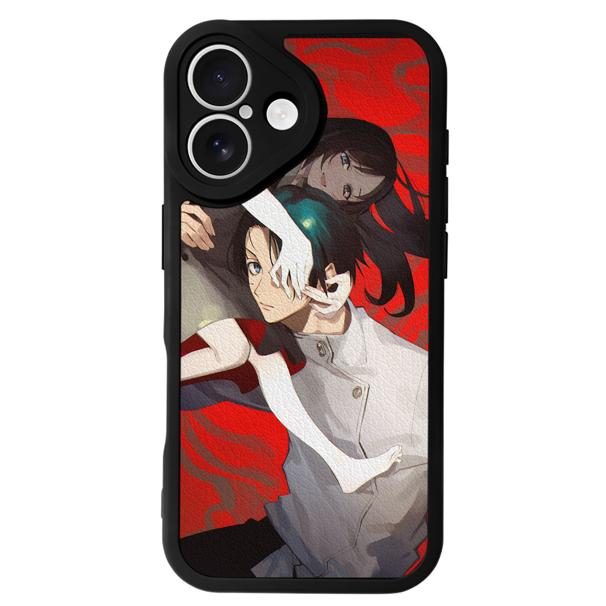 （画像用） 呪術廻戦 Jujutsu Kaisen 【iPhone 16シリーズ対応】シリコンスマホケース（レザー調） 材質：シリコン